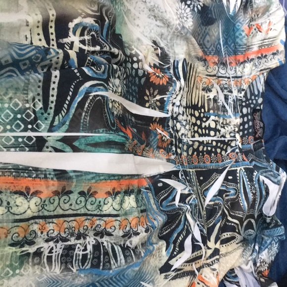 TATTOO ME WOMAN TUNIC 2X SCOOPNECK MULTI-COLOR HOT - Picture 4 of 6